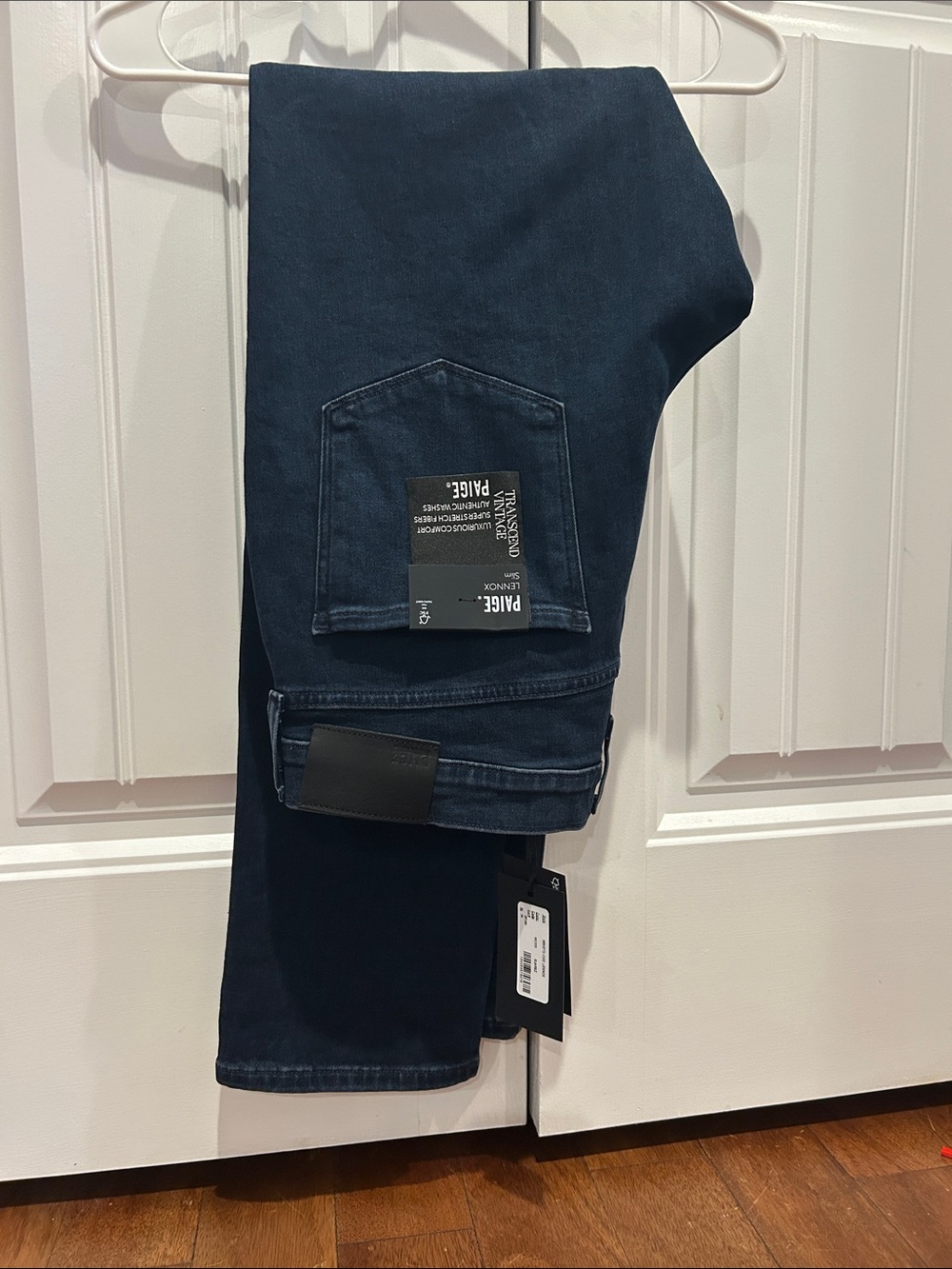 PAIGE Men's Deep Navy Slim Jeans 34
